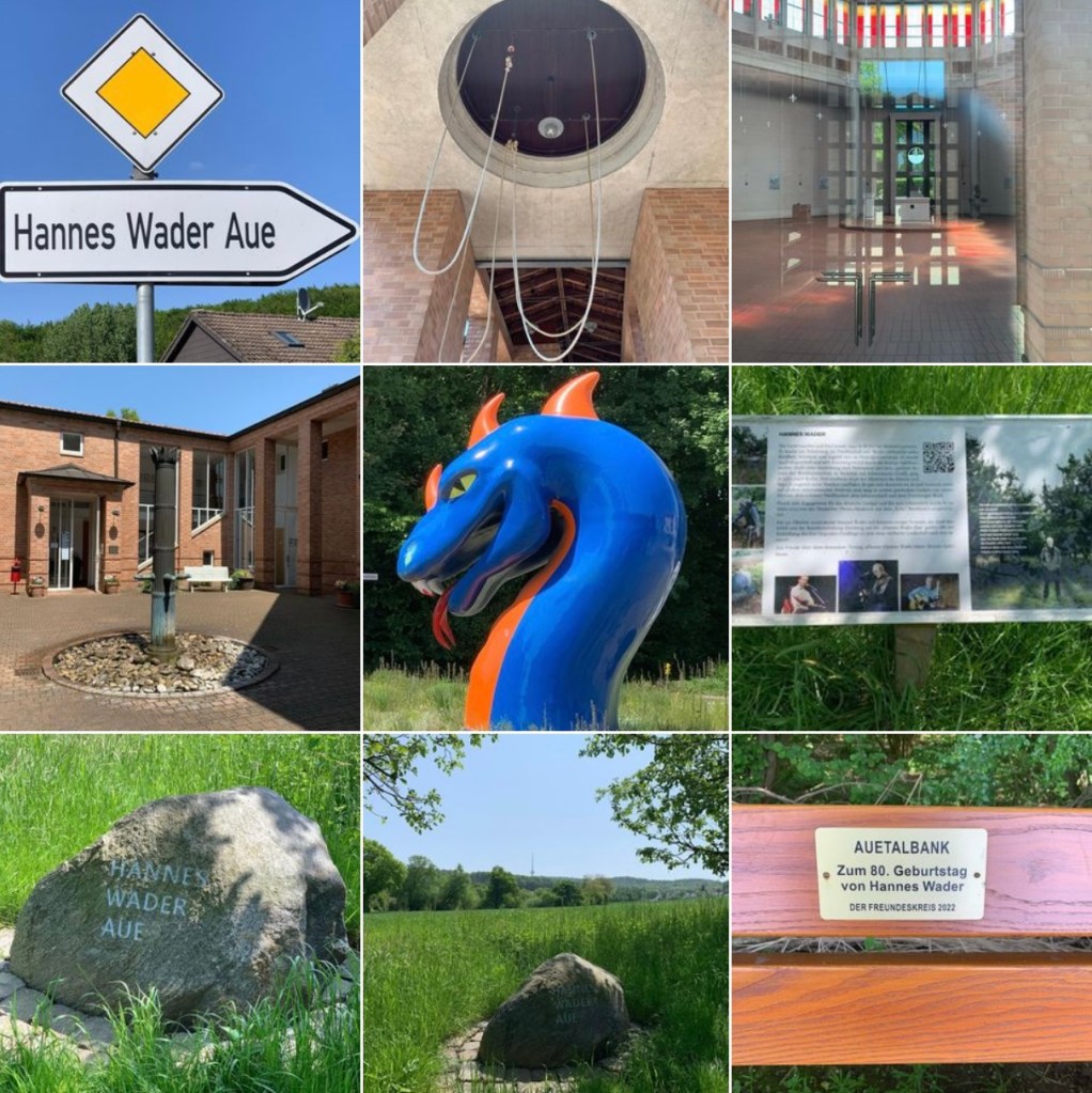 Collage aus neun Fotos, Beschreibung nummeriert im Text.