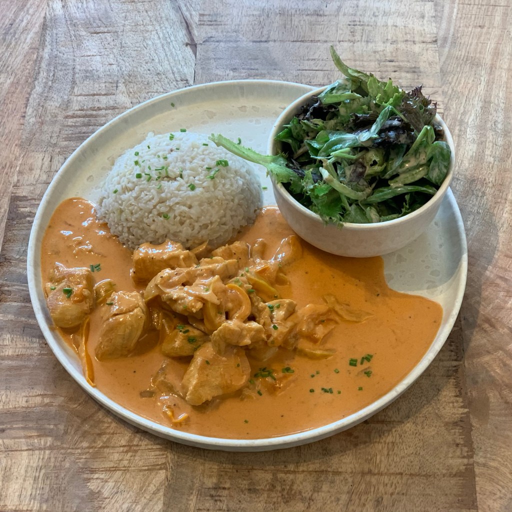 Mein Mittagessen wie im Text beschrieben.